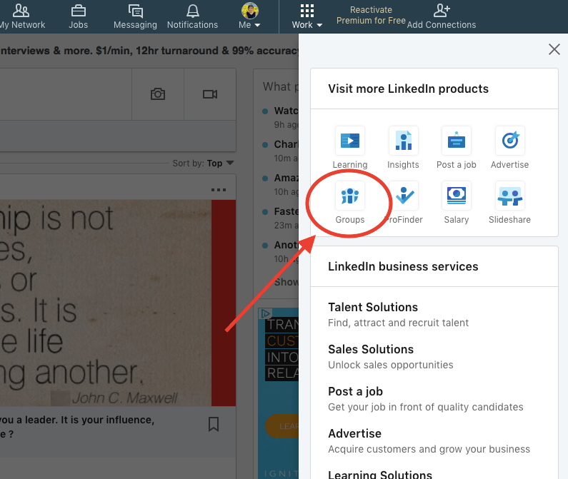 generate leads with LinkedIn groups